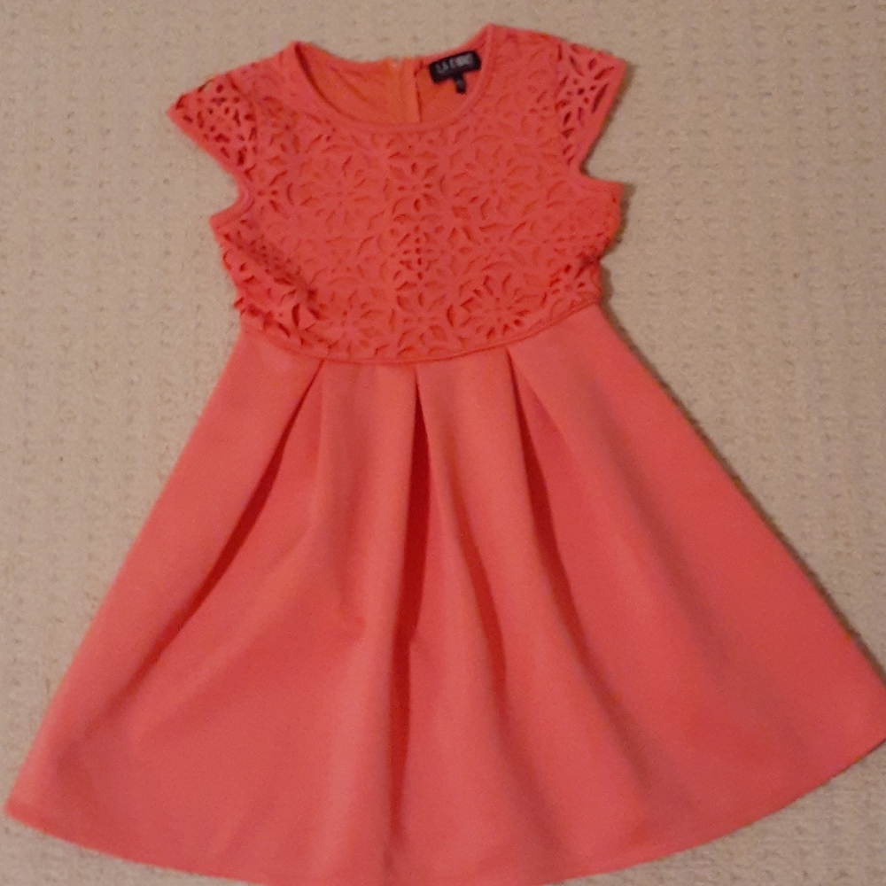 Pink Flowers Dress